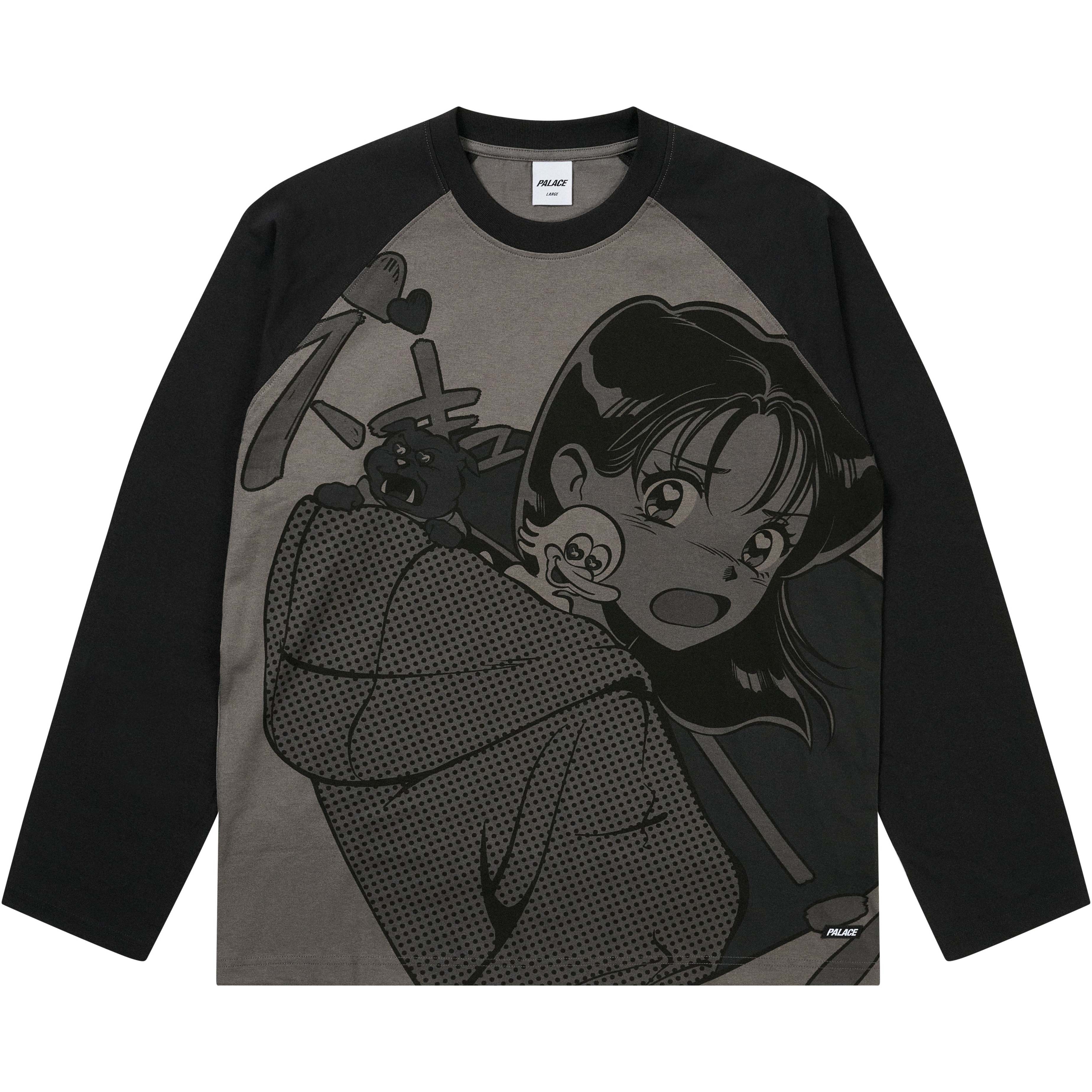 Thumbnail REAR VIEW RAGLAN LONGSLEEVE BLACK / MONO one color