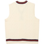 Thumbnail PALACE BEAMS PLUS CABLE VEST WHITE one color