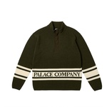 Thumbnail PALACE C.P. COMPANY FUNNEL NECK KNIT OLIVE one color