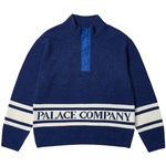 Thumbnail PALACE C.P. COMPANY FUNNEL NECK KNIT BRIGHT COBALT one color
