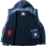 Thumbnail PALACE C.P. COMPANY 50 FILI HEAVY MIXED HOODED JACKET NAVY one color