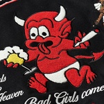 Thumbnail FALLEN ANGELS VARSITY JACKET BLACK one color