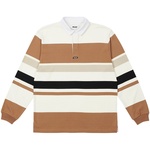 Thumbnail BIG STRIPE RUGBY TOP WHITE one color