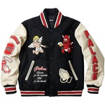 Thumbnail FALLEN ANGELS VARSITY JACKET NAVY one color