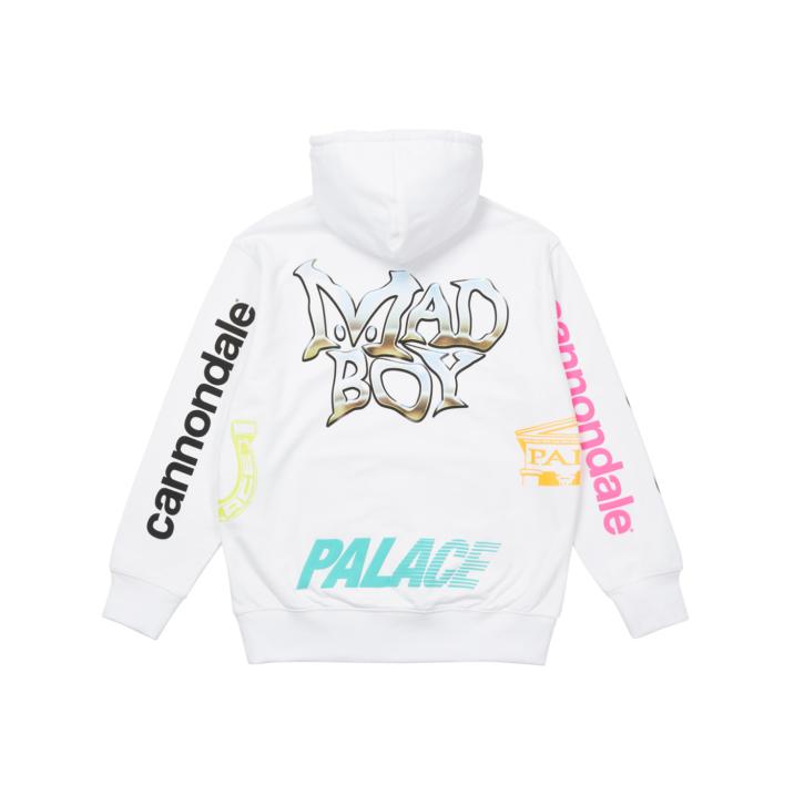 PALACE CANNONDALE HOODIE WHITE one color