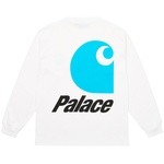 Thumbnail PALACE CARHARTT WIP LOGO LONGSLEEVE WHITE one color