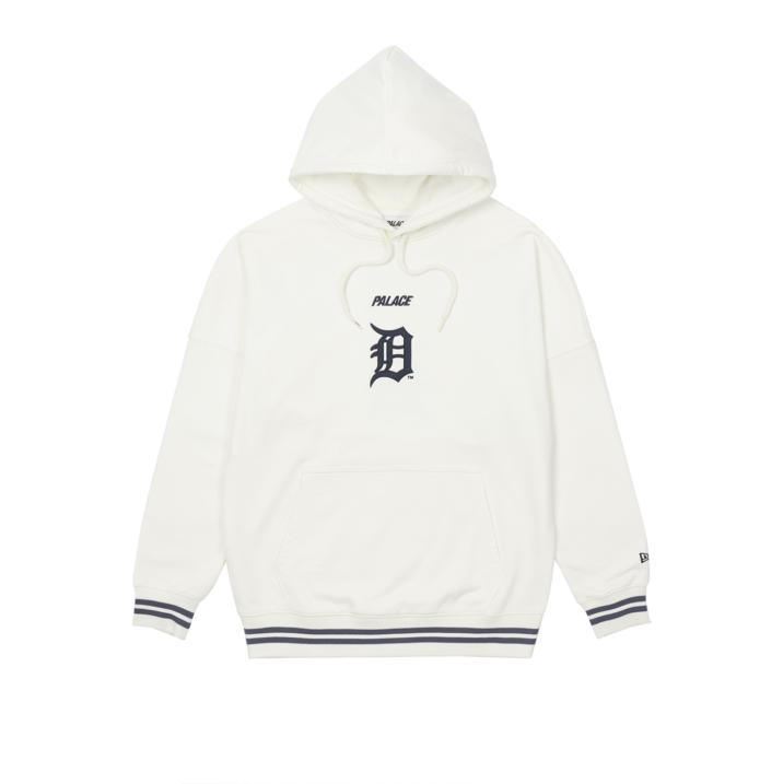 PALACE SKATEBOARDS HOODIEY DETROIT WHITE one color