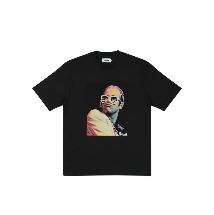 PALACE T-SHIRT ELTON JOHN SUNGLASSES BLACK one color