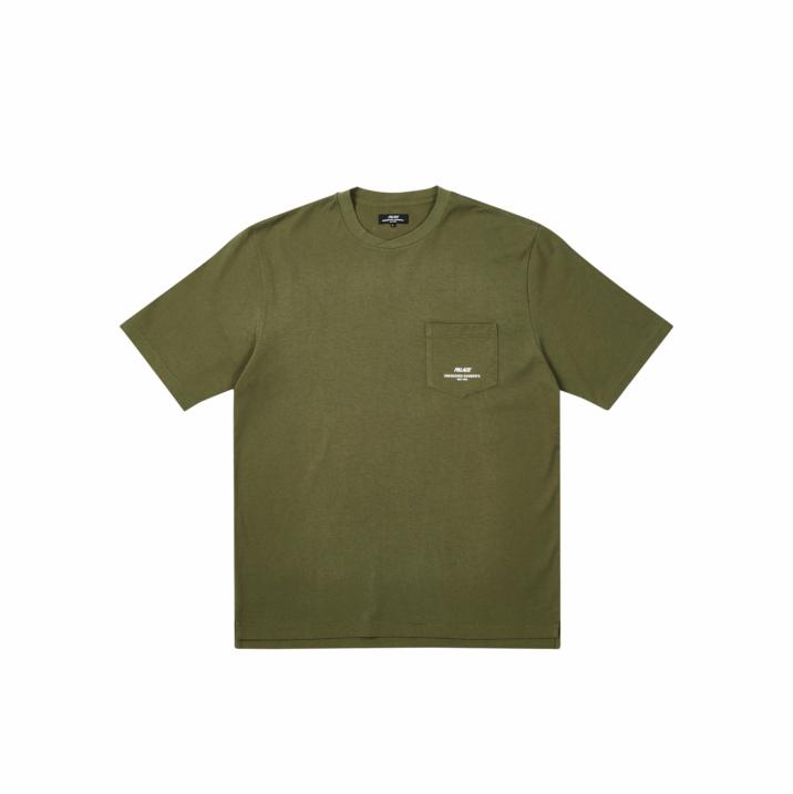 PALACE ENGINEERED GARMENTS HEAVYWEIGHT T-SHIRT OLIVE one color