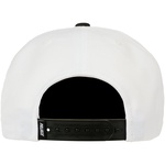 Thumbnail FONT SNAPBACK 5-PANEL WHITE / BLACK one color