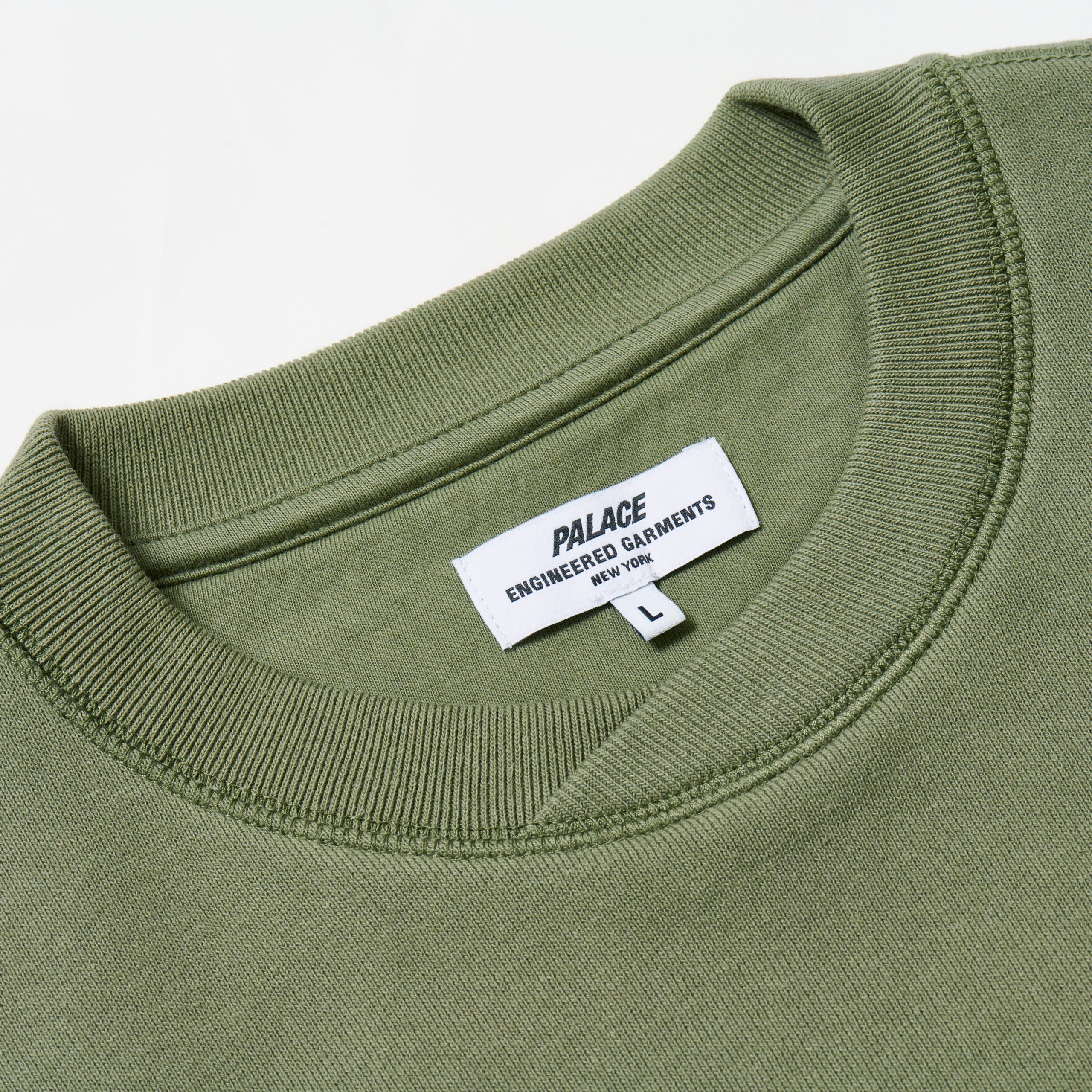 Thumbnail PALACE ENGINEERED GARMENTS CREW OLIVE one color