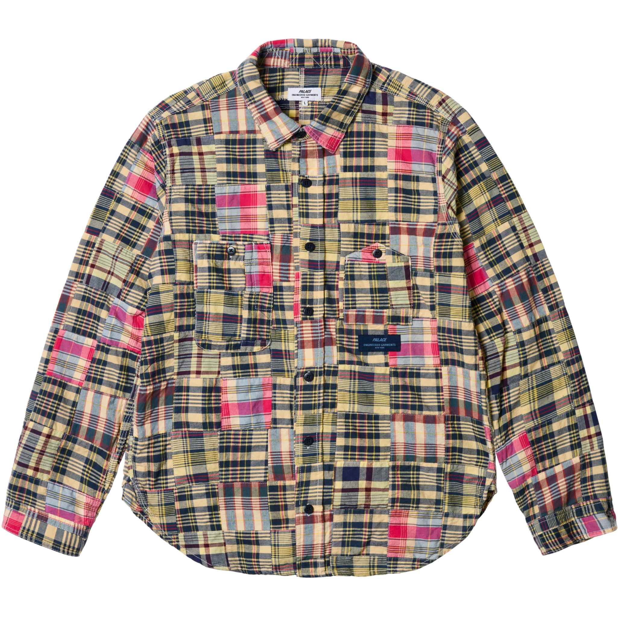 Thumbnail PALACE ENGINEERED GARMENTS PATCH WORK MADRAS SHIRT MULTI one color