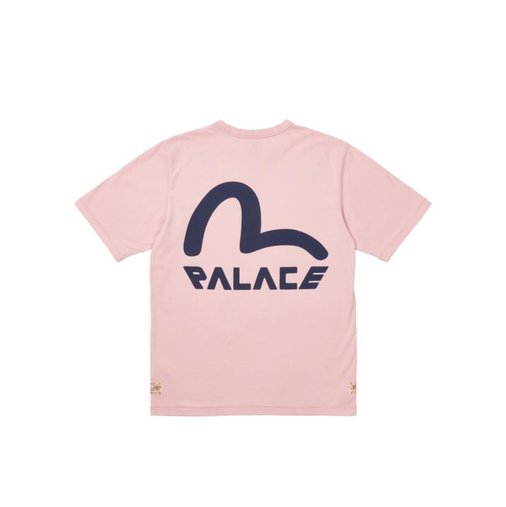 PALACE EVISU T-SHIRT LOGO PINK one color