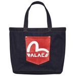 Thumbnail PALACE EVISU TOTE BAG INDIGO one color