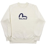 Thumbnail PALACE EVISU REVERSIBLE CREW ECRU one color