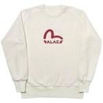 Thumbnail PALACE EVISU REVERSIBLE CREW ECRU one color