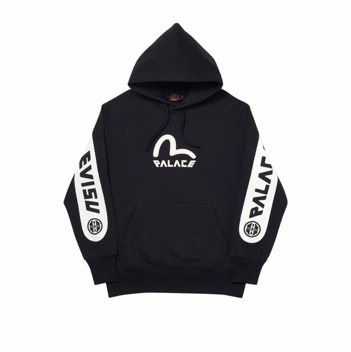 Thumbnail PALACE EVISU HOOD BLACK one color