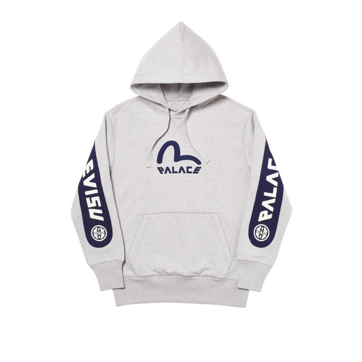 Thumbnail PALACE EVISU HOOD GREY one color