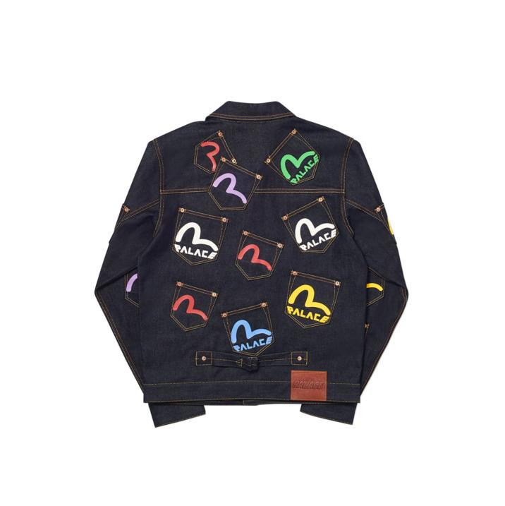 Thumbnail PALACE EVISU MULTI POCKET JACKET INDIGO one color