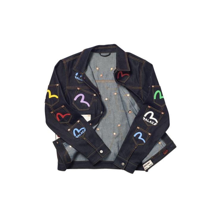 Thumbnail PALACE EVISU MULTI POCKET JACKET INDIGO one color