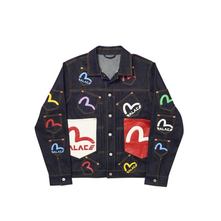 Thumbnail PALACE EVISU MULTI POCKET JACKET INDIGO one color