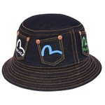 Thumbnail PALACE EVISU BUCKET HAT INDIGO one color