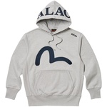 Thumbnail PALACE EVISU SEAGULL HOOD GREY MARL one color