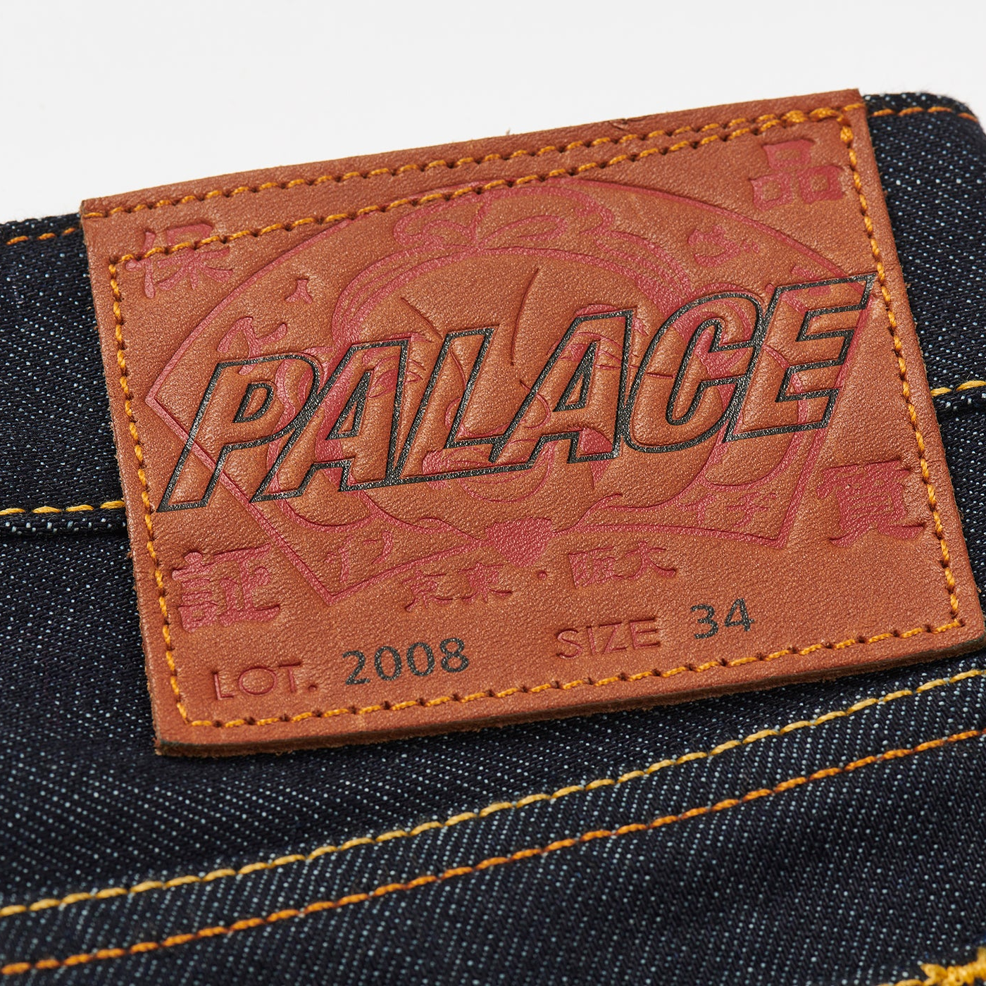 Thumbnail PALACE EVISU DICE DENIM JEAN RAW one color