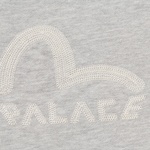 Thumbnail PALACE EVISU ZIP HOOD GREY MARL one color