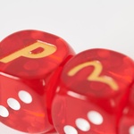 Thumbnail PALACE EVISU DICE RED one color