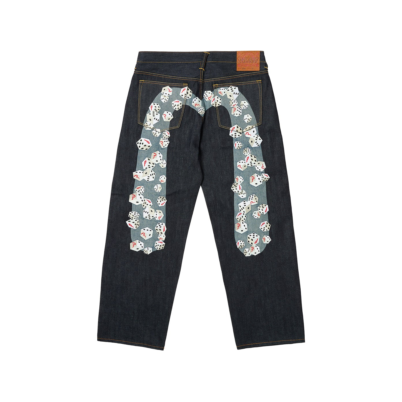 Thumbnail PALACE EVISU DICE DENIM JEAN RAW one color