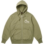 Thumbnail PALACE EVISU ZIP HOOD OLIVE one color