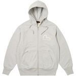 Thumbnail PALACE EVISU ZIP HOOD GREY MARL one color