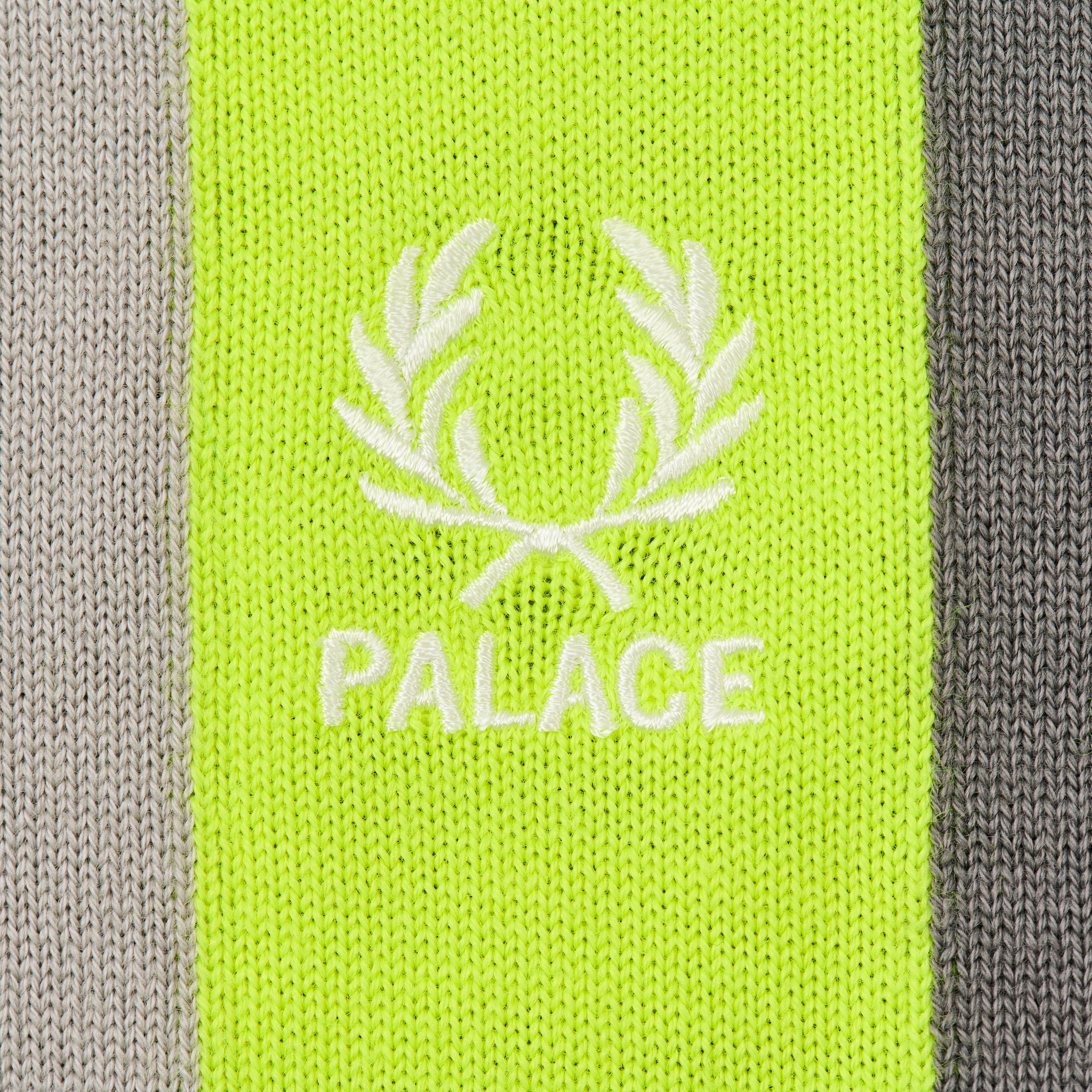 Thumbnail PALACE FRED PERRY LONG SLEEVE KNITTED SHIRT FEATHER one color