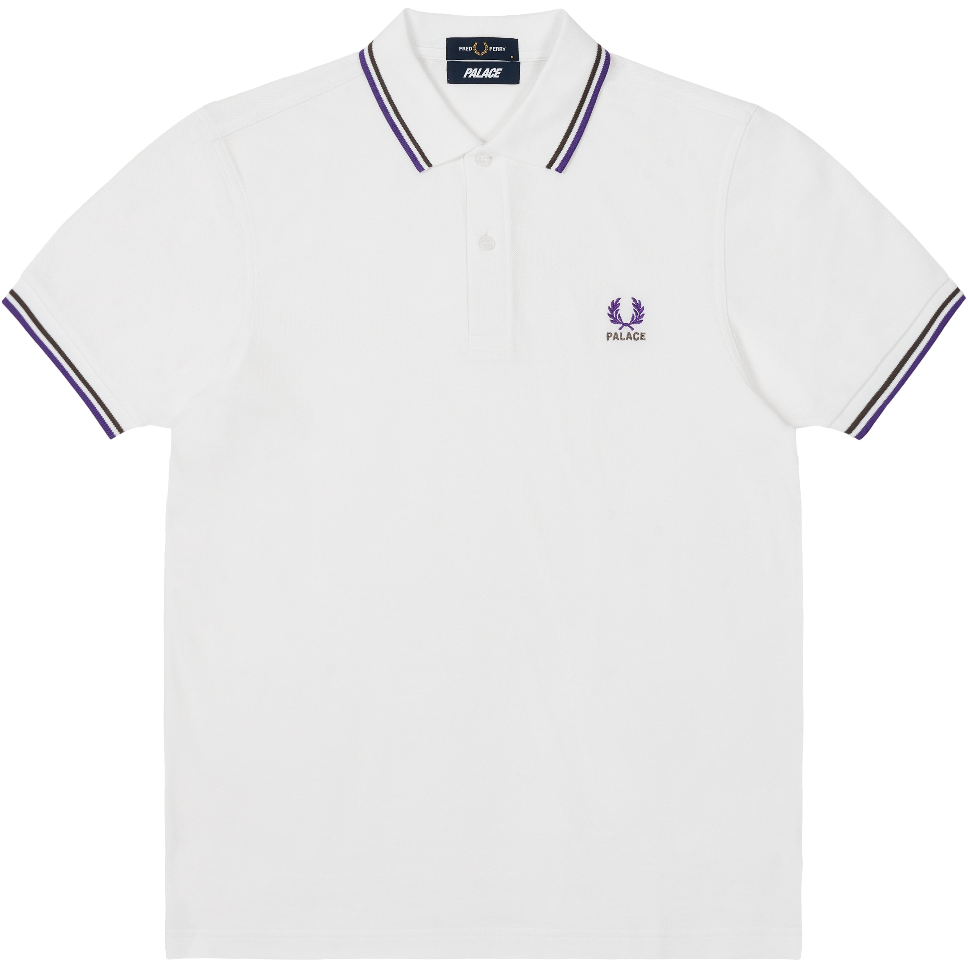 Thumbnail PALACE FRED PERRY SHIRT WHITE one color