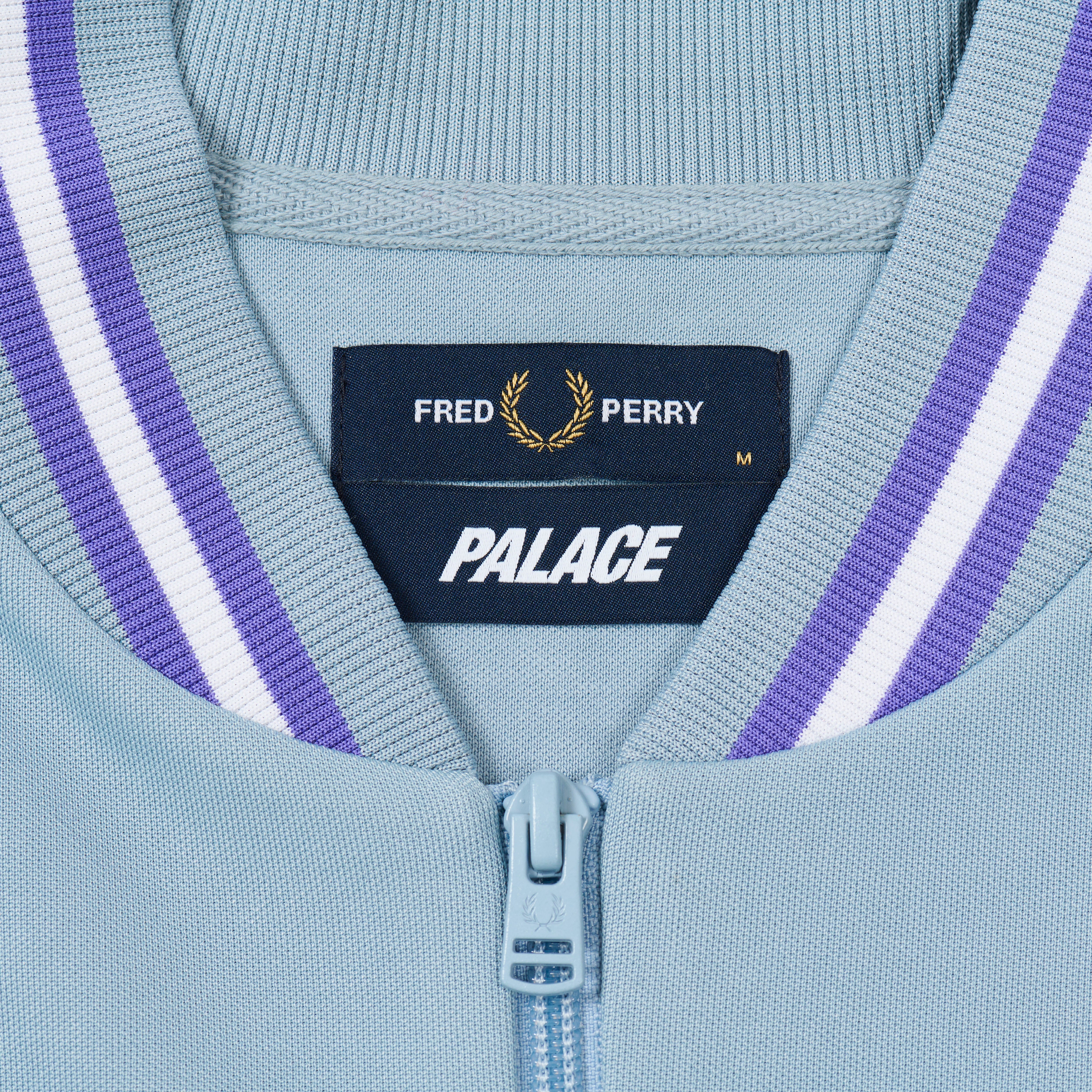 Thumbnail PALACE FRED PERRY TRACK JACKET DUSTY BLUE one color