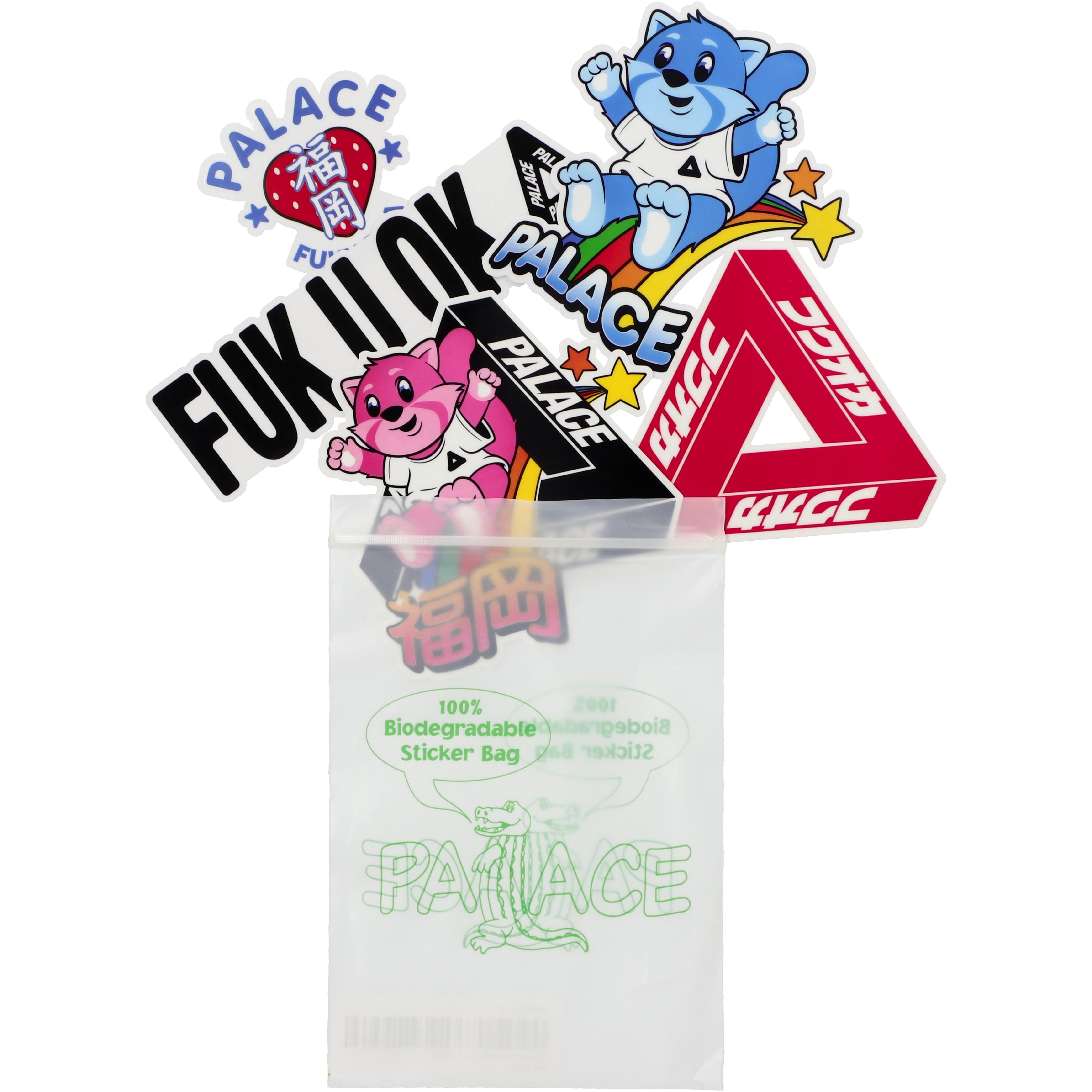 Palace PALACE FUKUOKA STICKER PACK MULTI