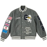 Thumbnail PALACE GAP KIDS VARSITY JACKET GREY one color
