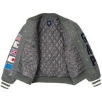 Palace Gap Kids Varsity Jacket Grey - Palace Gap 2024 - Palace