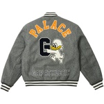 Thumbnail PALACE GAP VARSITY JACKET GREY one color