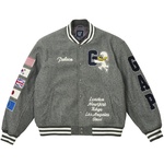 Thumbnail PALACE GAP VARSITY JACKET GREY one color