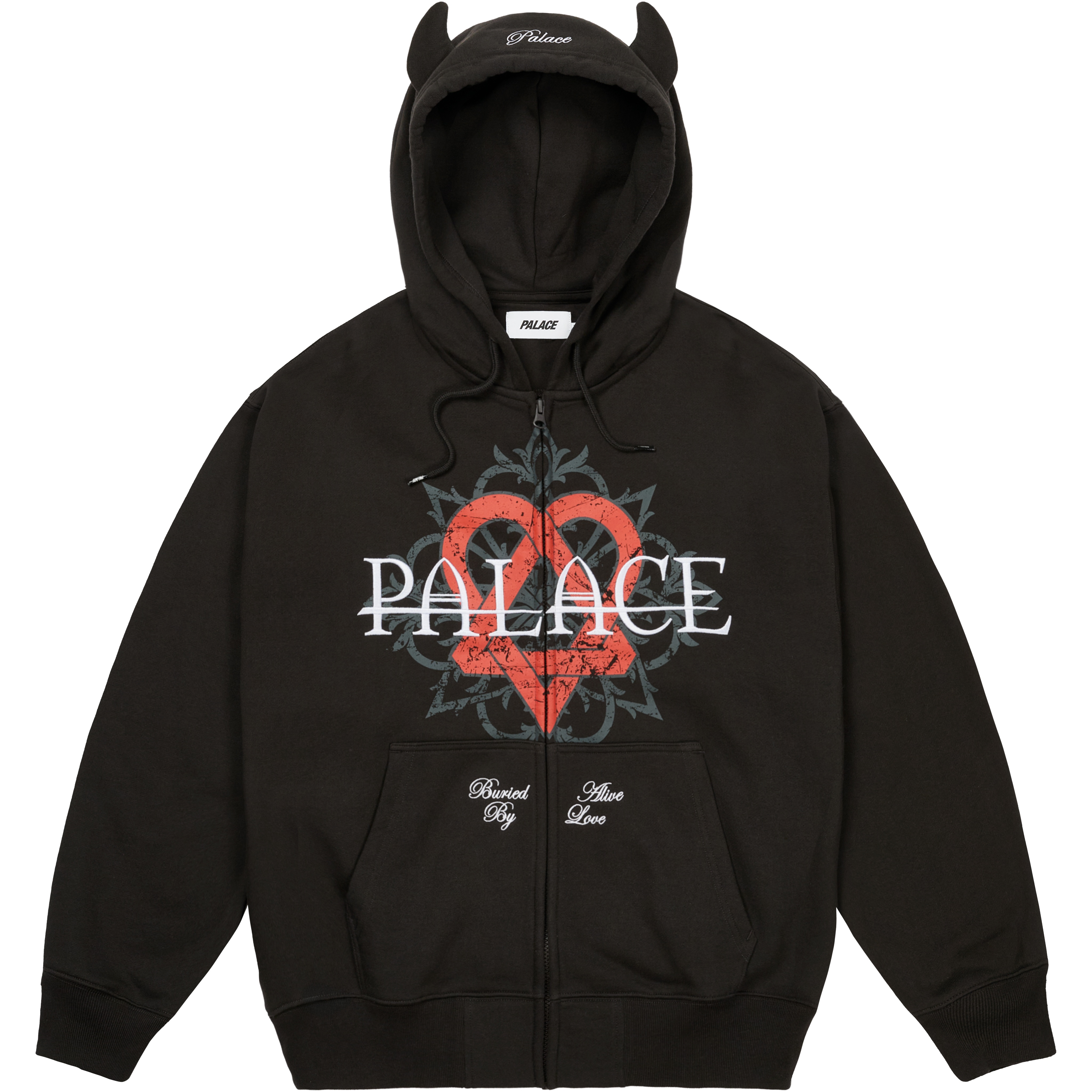 Thumbnail TRI-GRAM HOOD BLACK one color