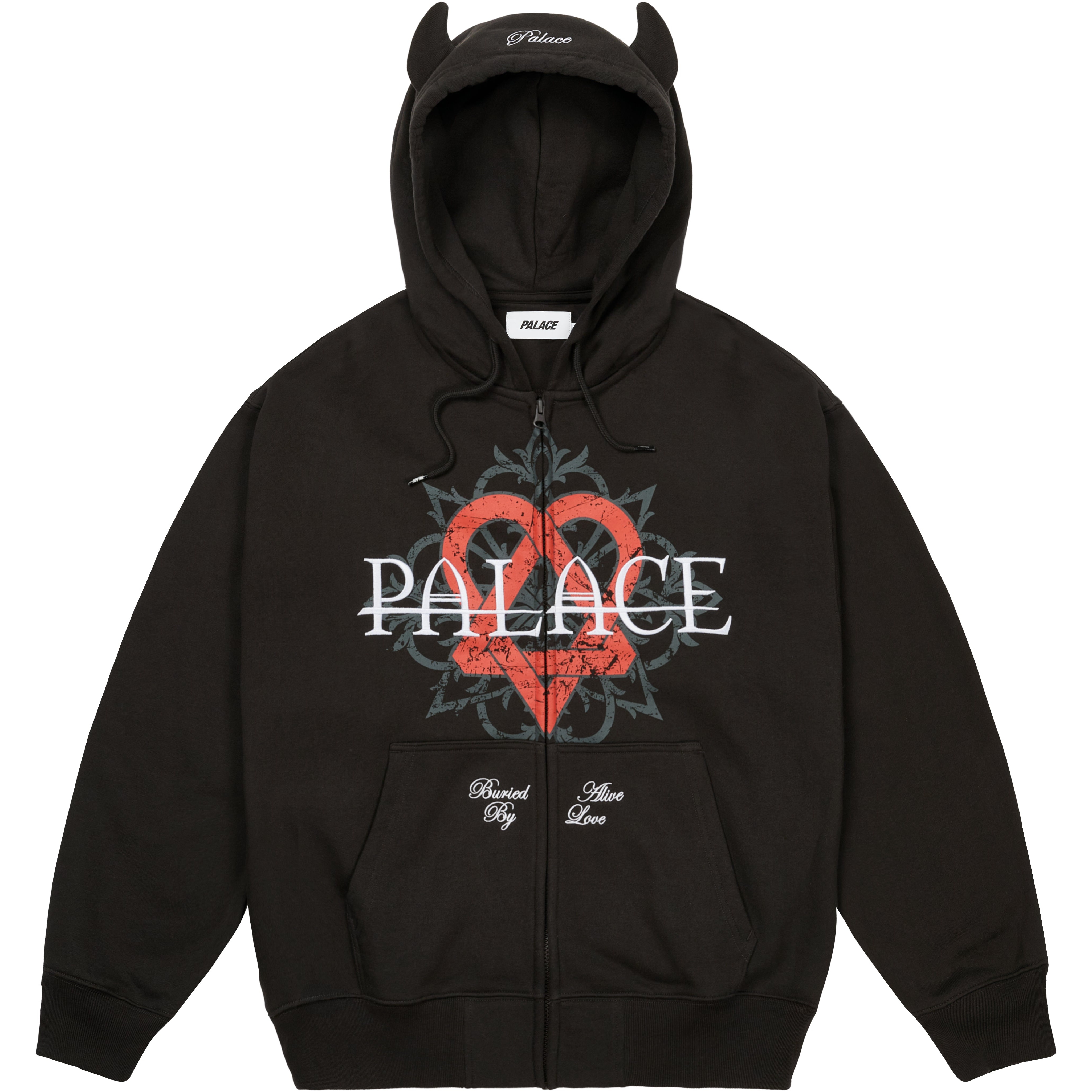 Thumbnail TRI-GRAM HOOD BLACK one color
