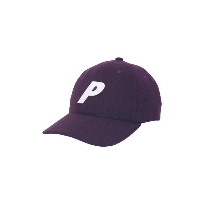 P 6-PANEL PURPLE WOOL one color