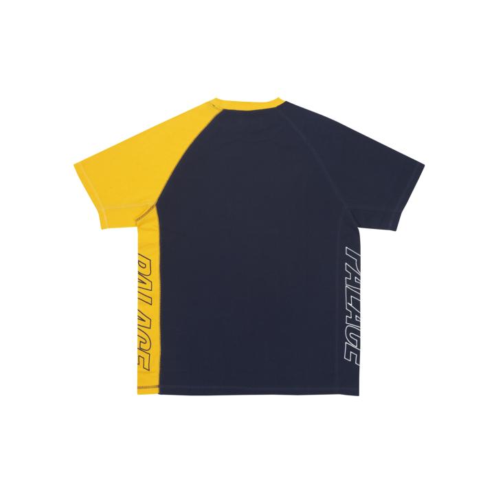 Thumbnail PIQUE T-SHIRT NAVY/YELLOW one color