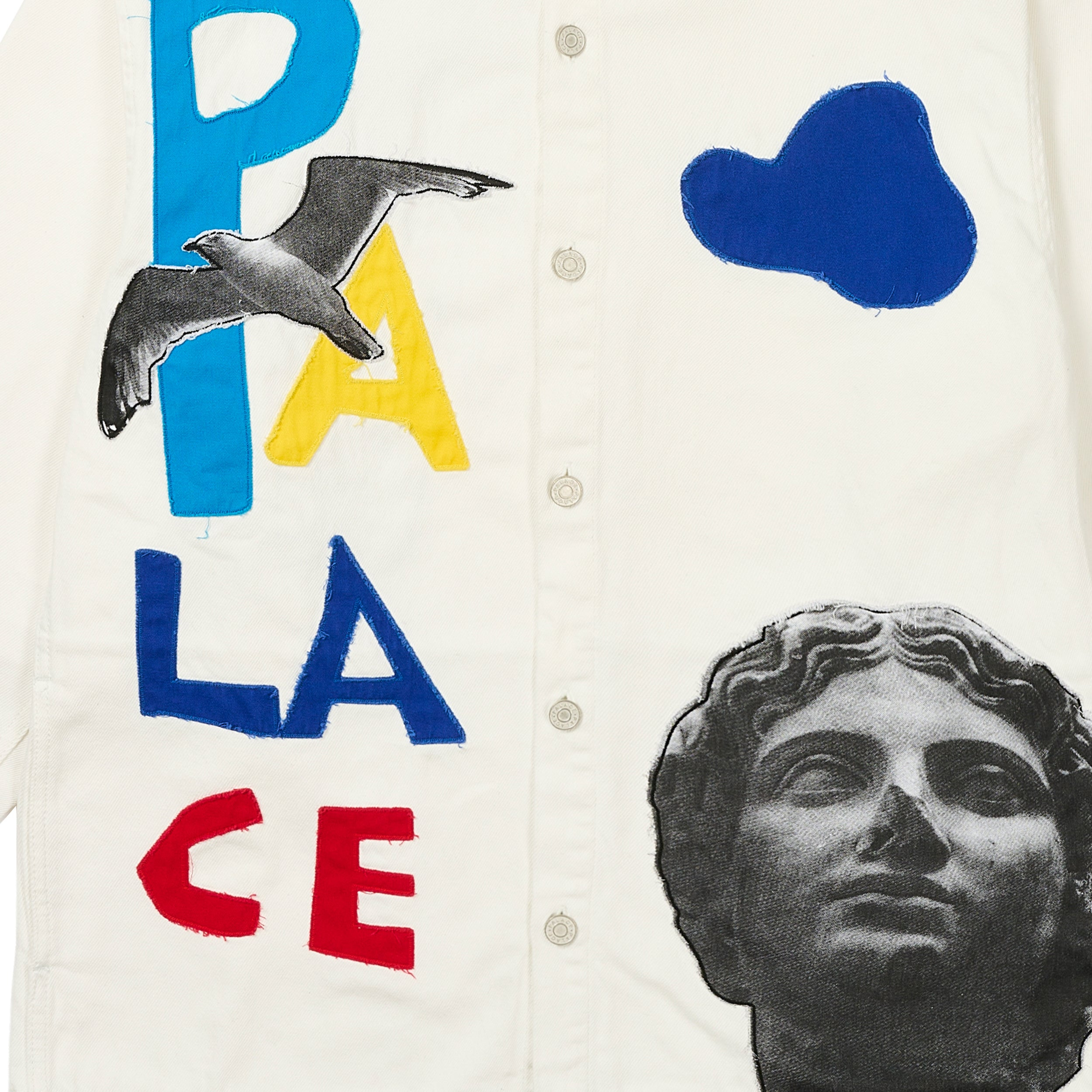 Thumbnail PALACE JCC+ DENIM WORK JACKET WHITE one color