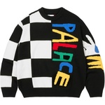 Thumbnail PALACE JCC+ KNIT CREW BLACK one color