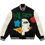 Thumbnail PALACE JCC+ VARSITY JACKET BLACK one color
