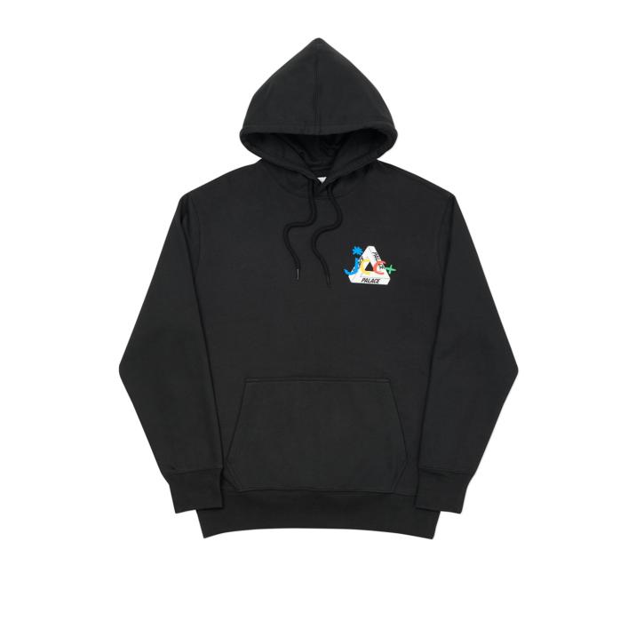 PALACE HOODIE JCDC BLACK one color