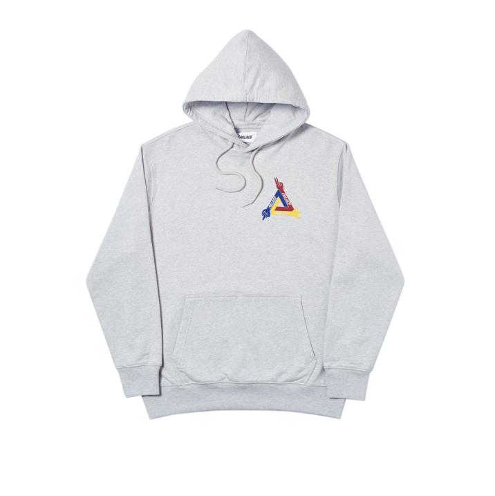Thumbnail PALACE JCDC HOODIE GREY MARL one color